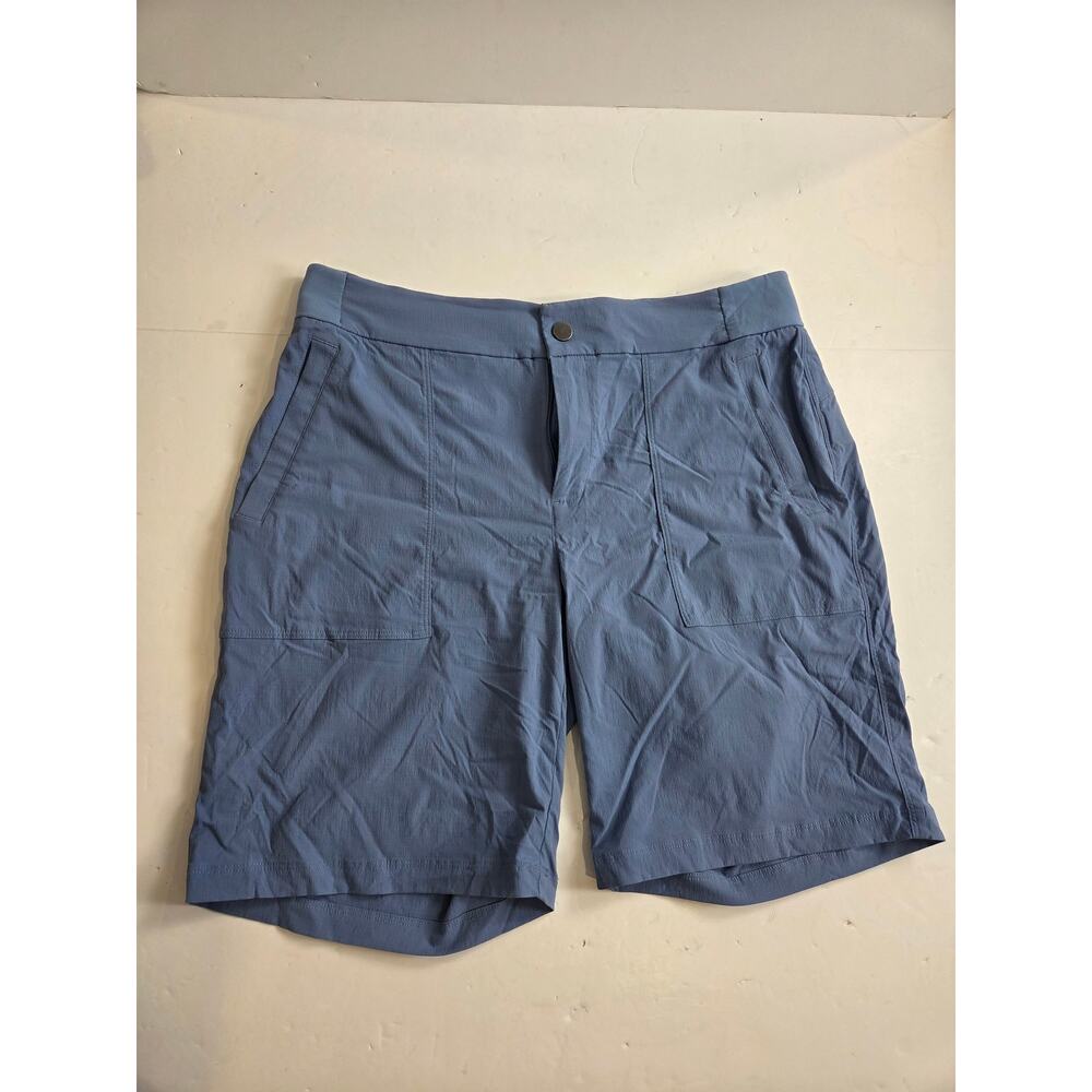 Athleta Trekkie Bermuda 2.0 Blue Shorts Size 12 Hiking Athletic